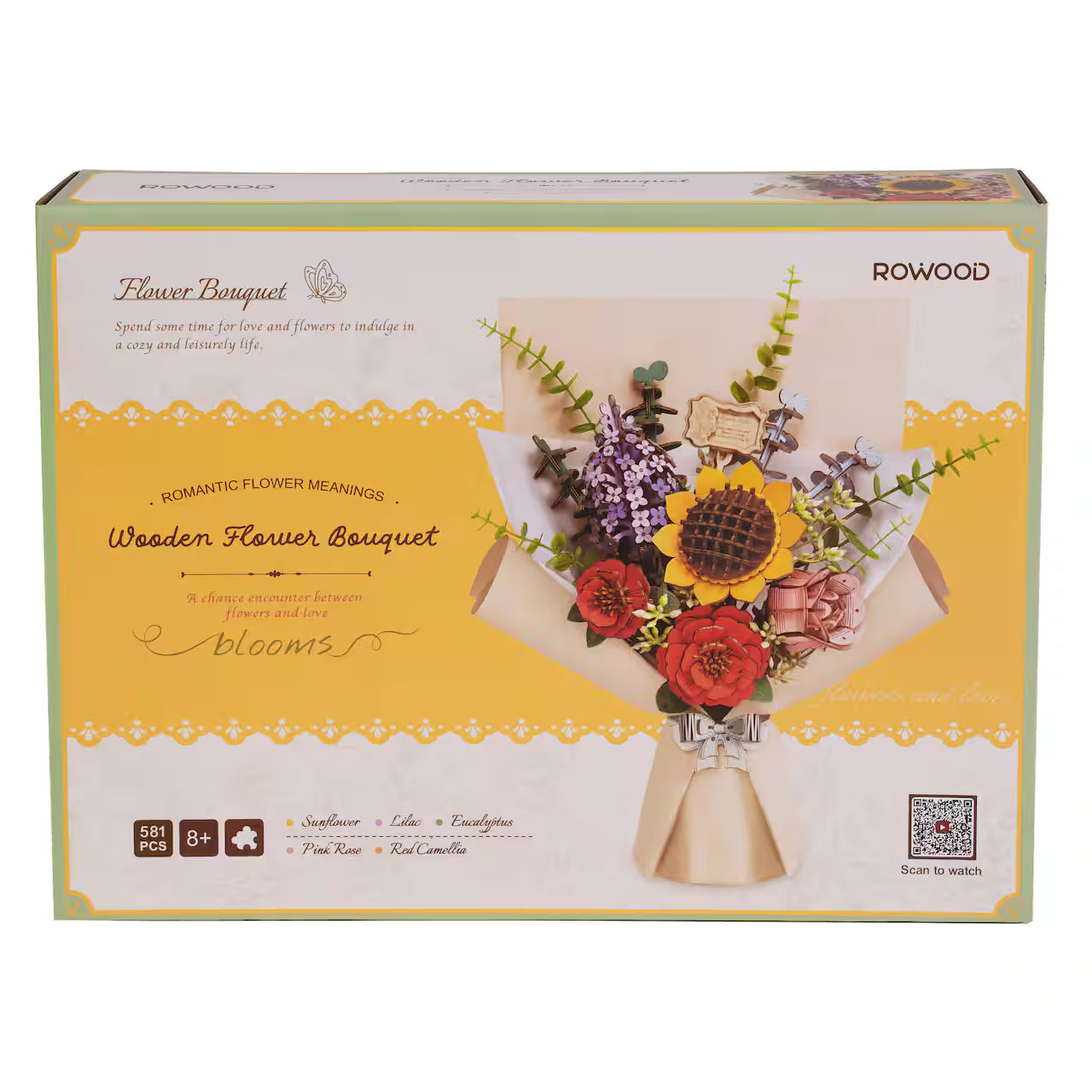 Rowood Wooden Flower Bouquet