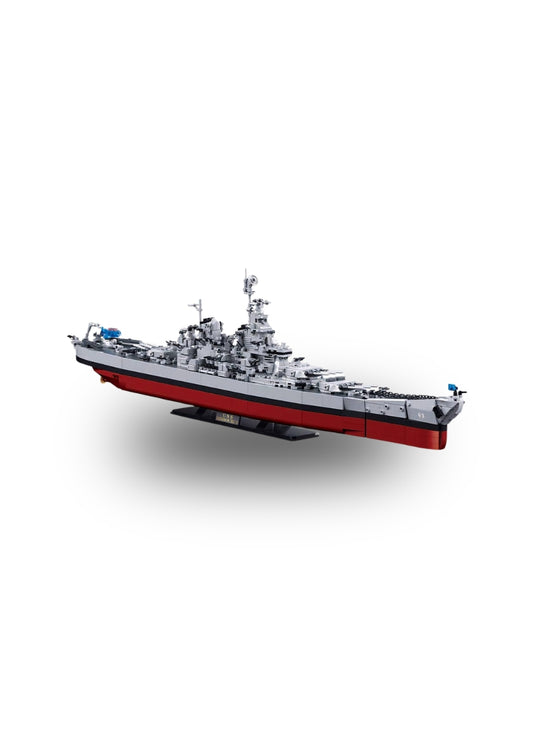 Sluban USS Missouri Battleship Building Brick Set