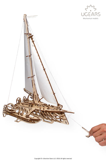 UGears Trimaran Merihobus -Wooden 3D Puzzles - DIY