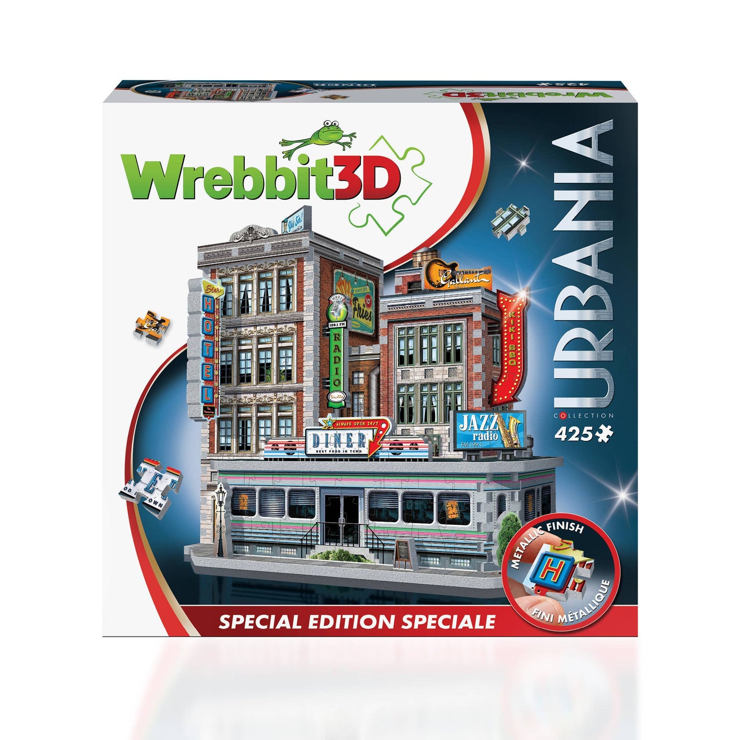 Wrebbit3D Urbania 1950s Diner 3D Puzzle