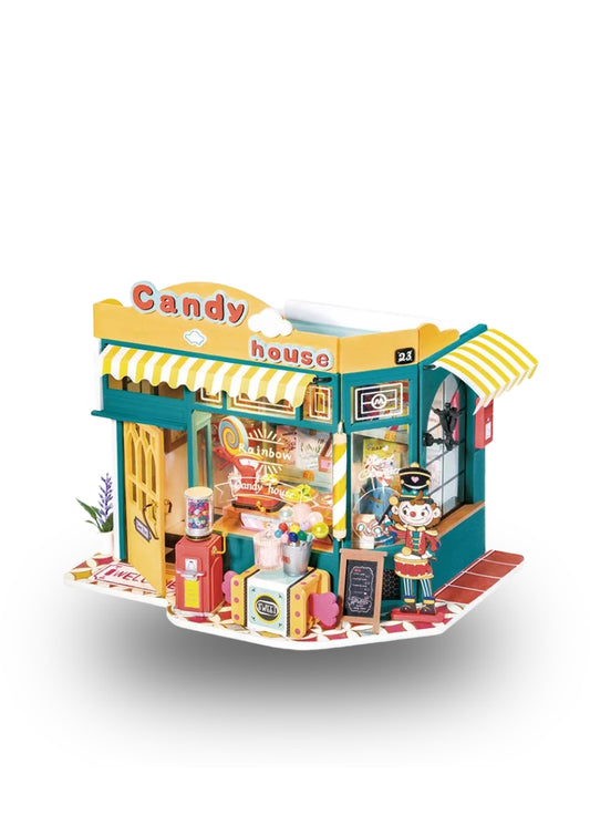 Rolife Rainbow Candy House DIY Miniature House Kit