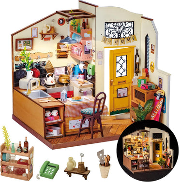 Rolife Cozy Kitchen DIY Miniature House Kit