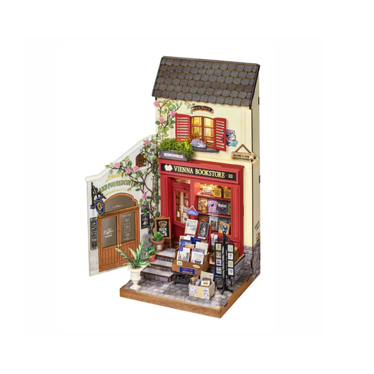 Rolife Vienna Bookstore DIY Book Nook