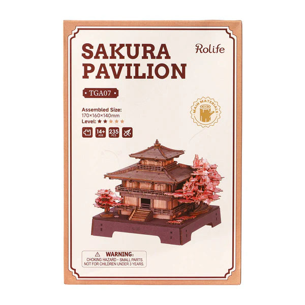 Rolife Sakura Pavilion DIY Miniature House Kit