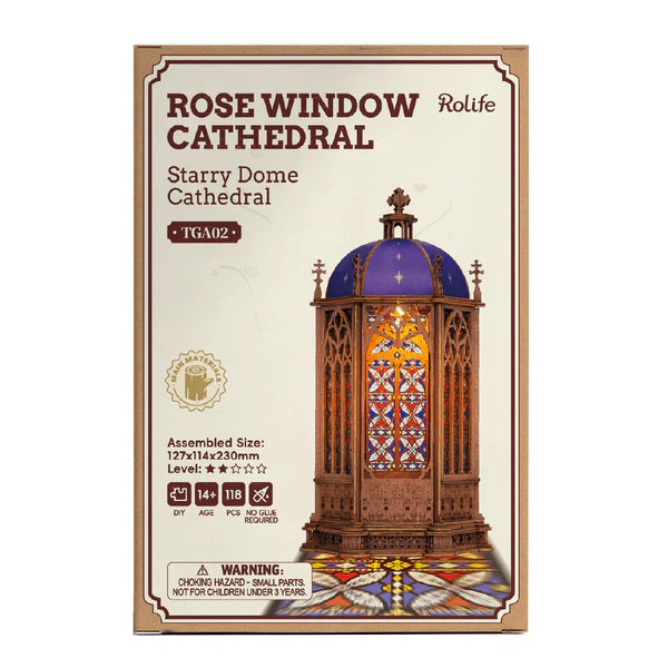 Rolife Starry Dome Cathedral DIY Miniature House Kit