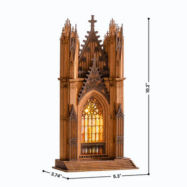 Rolife Twin-Tower Cathedral DIY Miniature House Kit