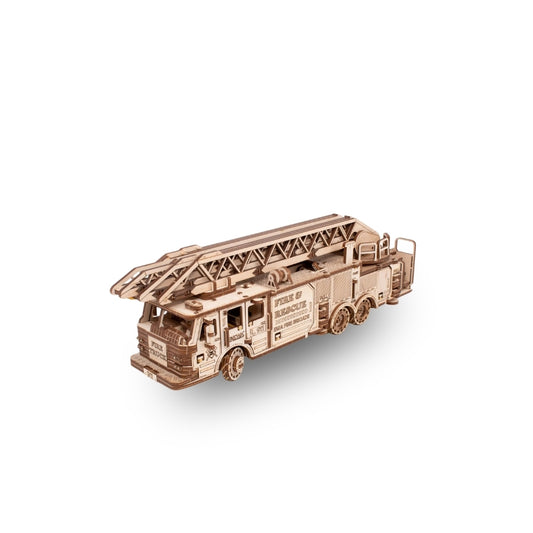 EWA Firetruck Mechanical Wooden Model