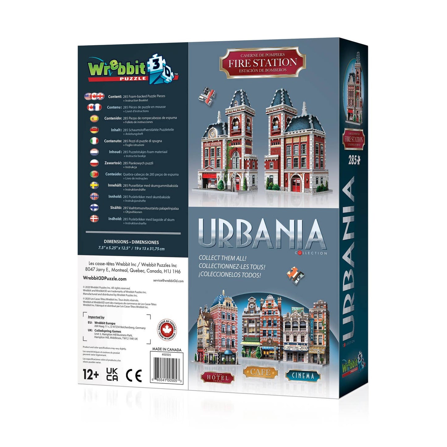 Wrebbit3D Urbania The Fire Station 3D Puzzle