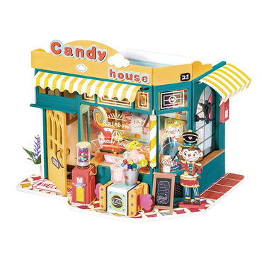 Rolife Rainbow Candy House DIY Miniature House Kit