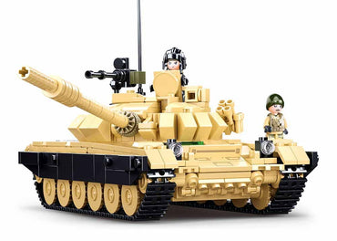 Sluban T-72B3 Main Battle Tank Building Brick Set