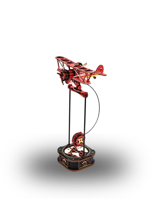 ROKR Gravity Swing Biplane 3D Wooden Puzzle
