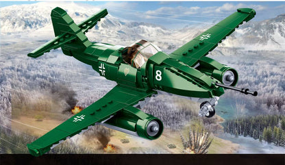 Sluban ME-262 Fighter Plane Building Brick Set