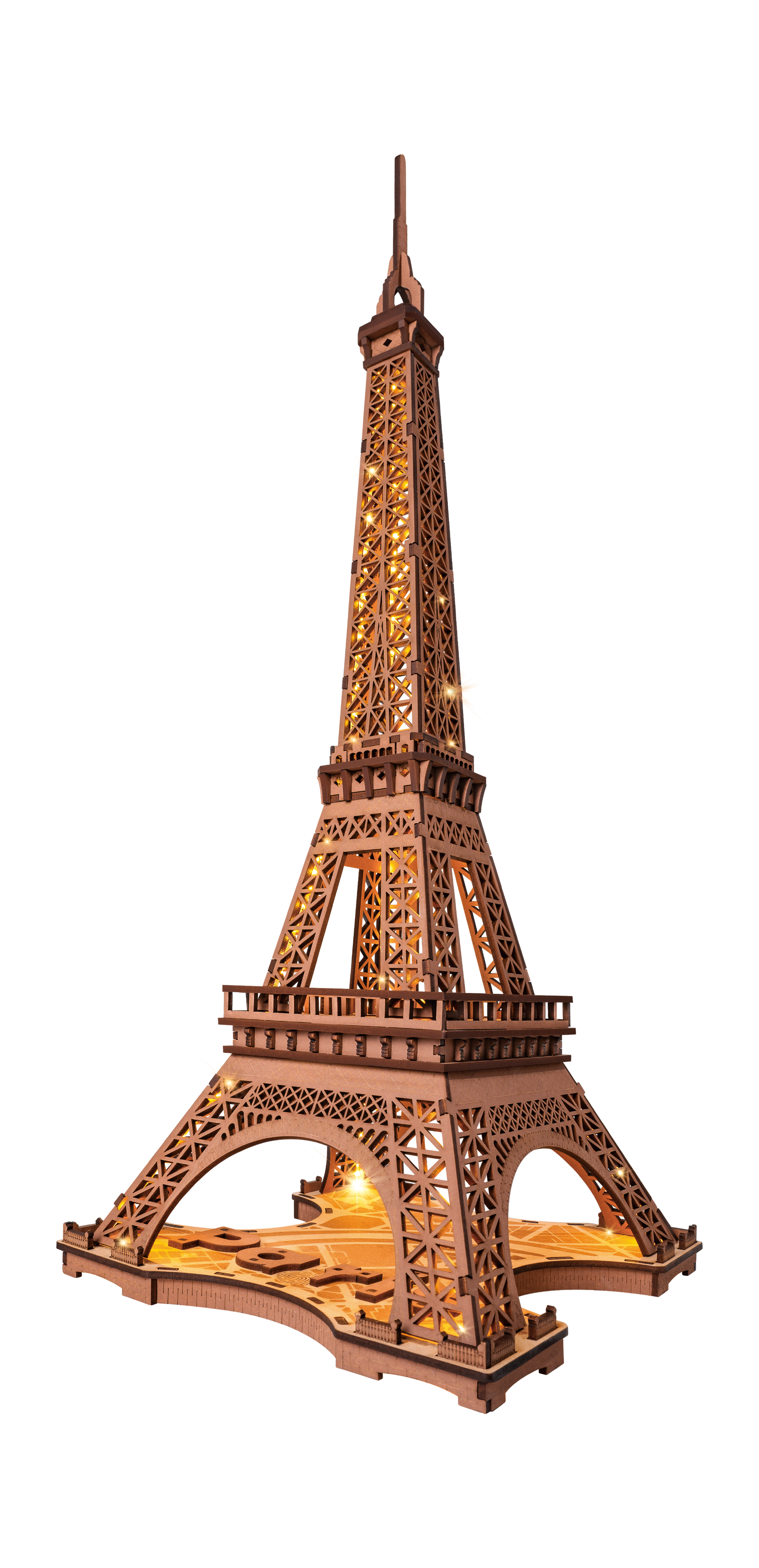 Rolife Night of the Eiffel Tower Wooden Model