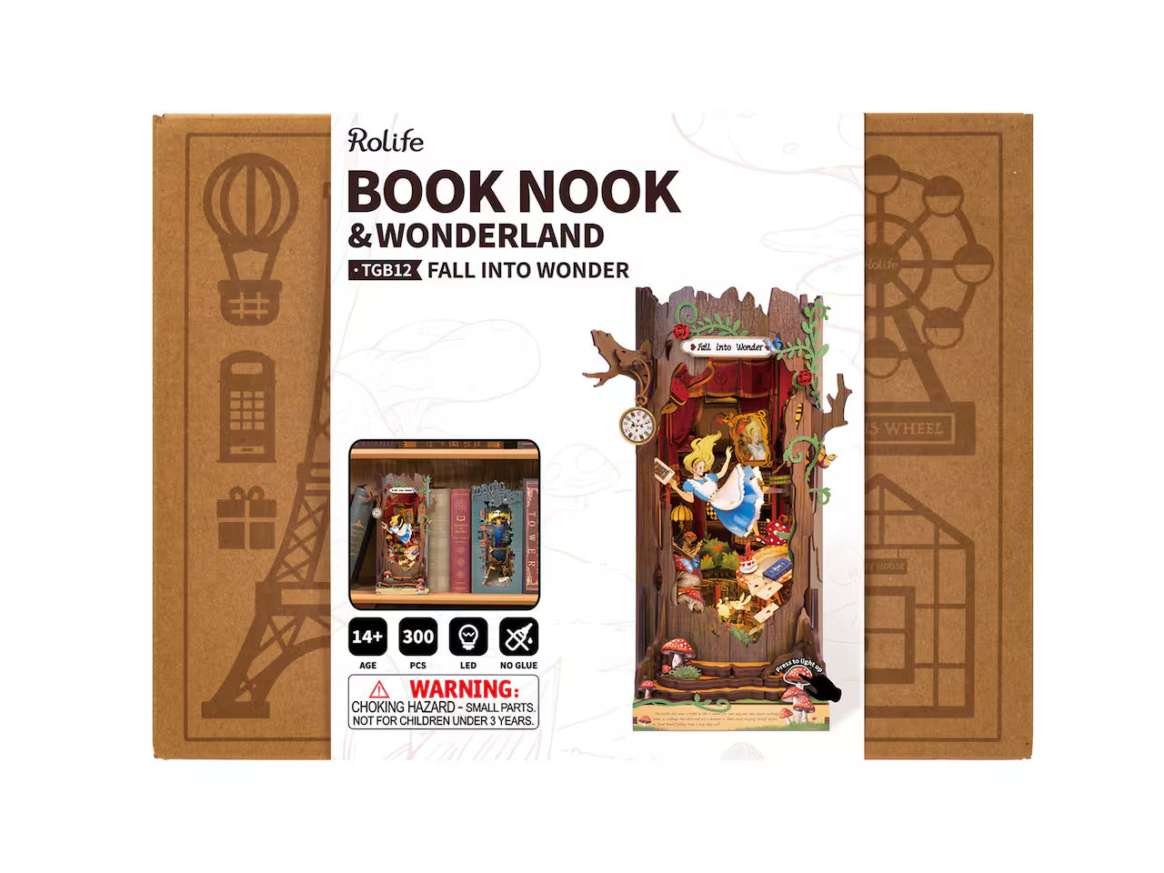 Rolife Fall into Wonder DIY Book Nook Kit