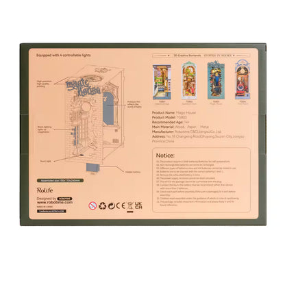 Rolife Magic House Book Nook Kit