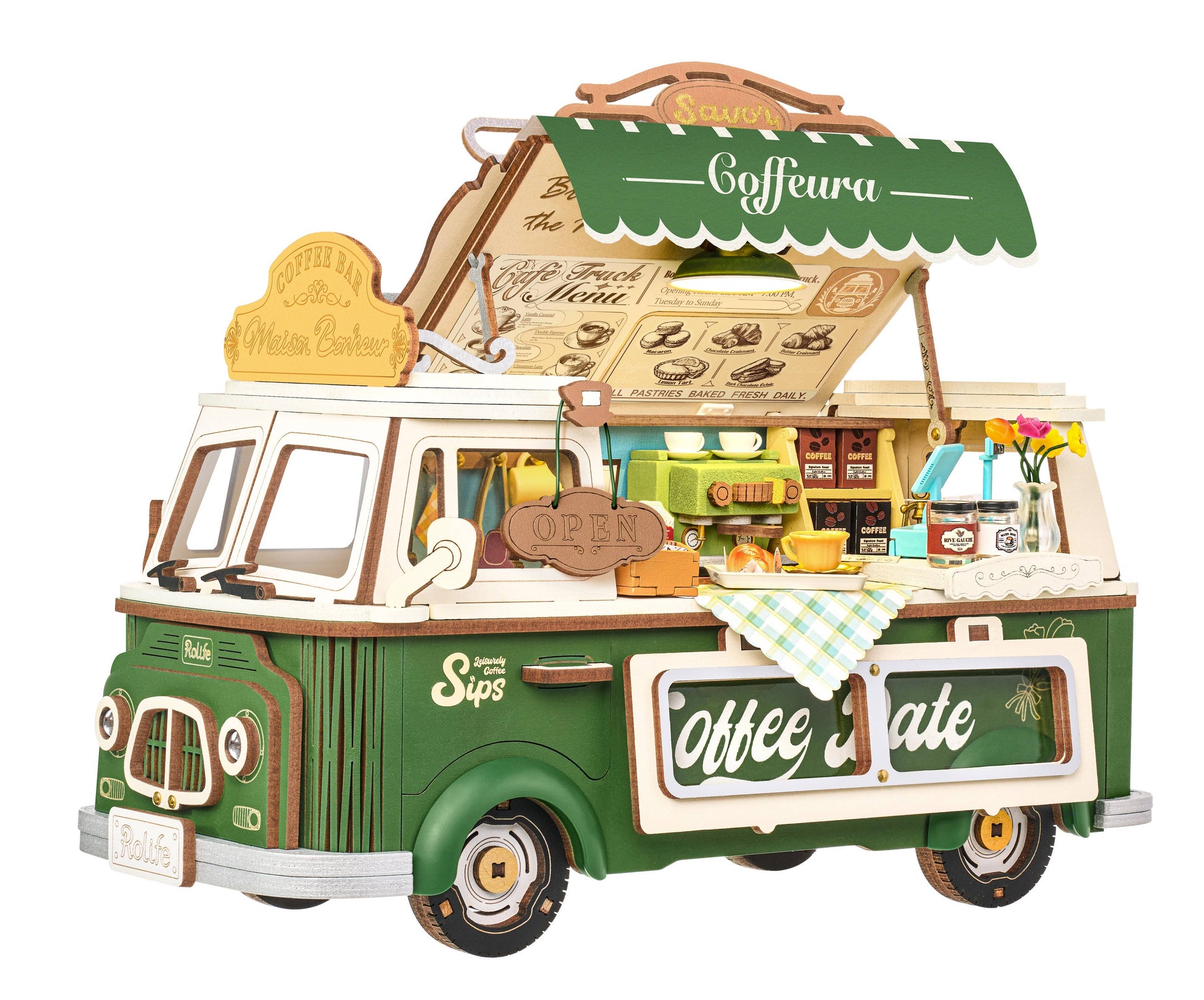 Rolife Leo's Coffee Truck DIY Miniature Kit