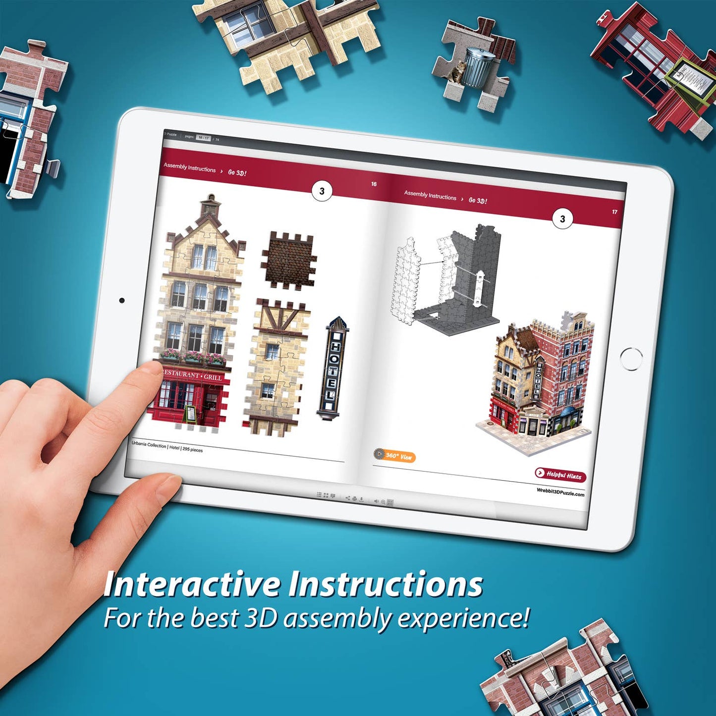 Wrebbit3D Urbania The Hotel 3D Puzzle