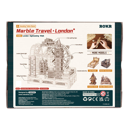 ROKR Marble Travel London 3D Wooden Puzzle