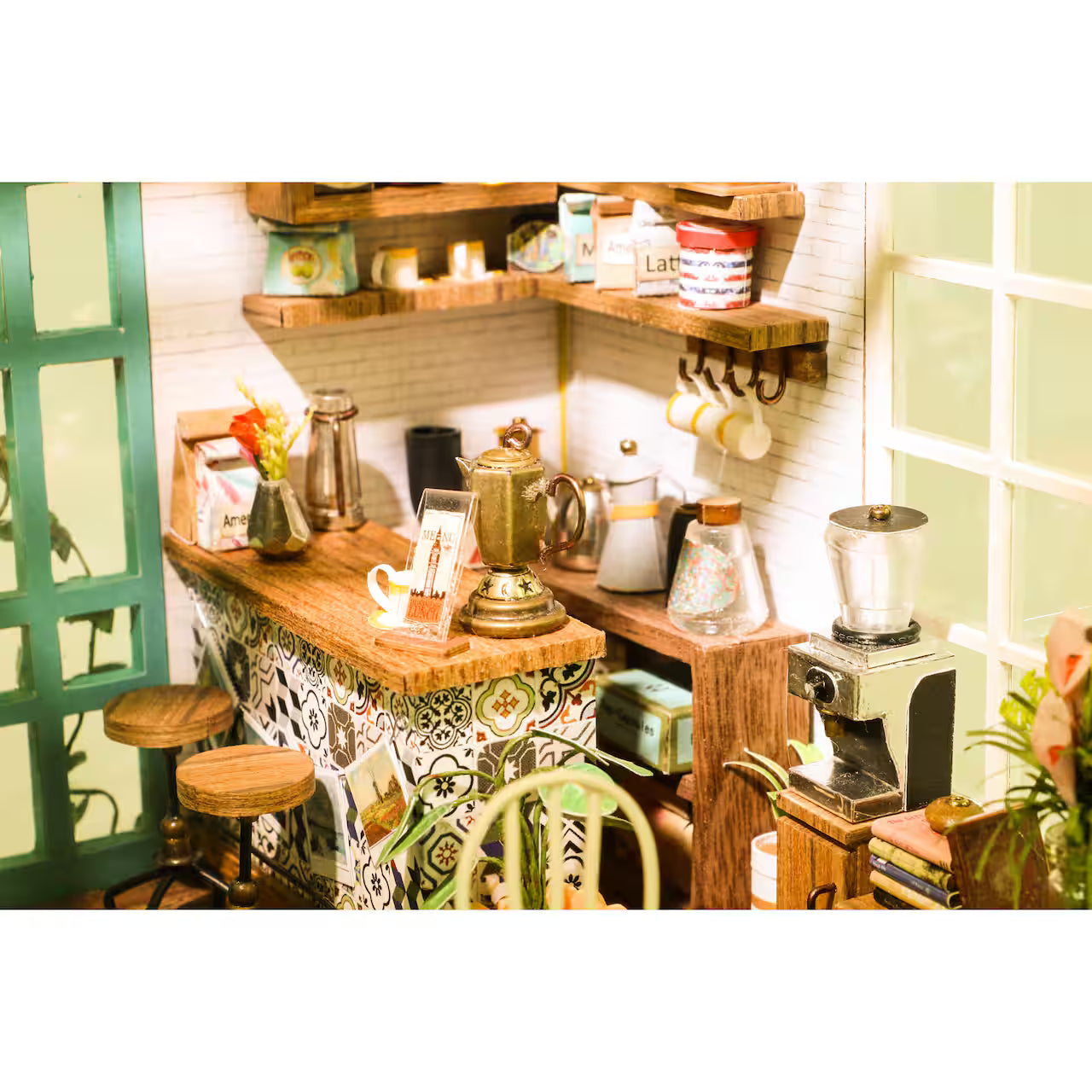 Rolife Simon's Coffee Shop DIY Miniature House Kit