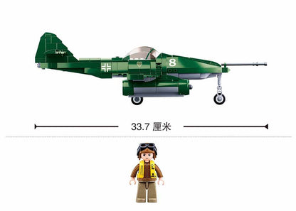 Sluban ME-262 Fighter Plane Building Brick Set
