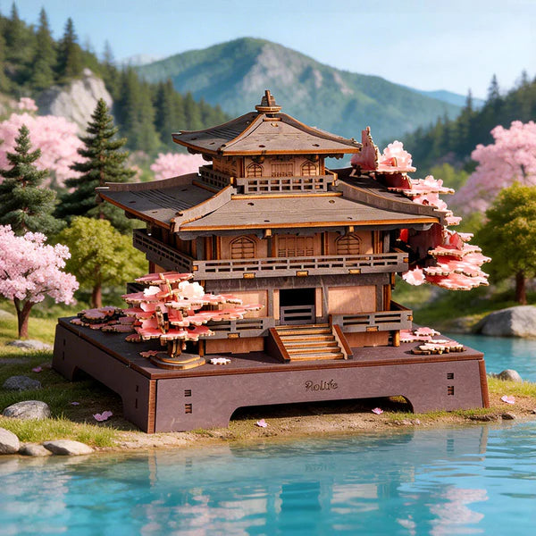Rolife Sakura Pavilion DIY Miniature House Kit
