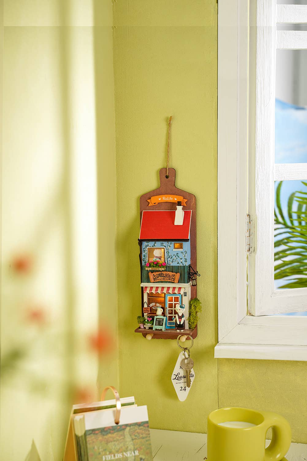 Rolife Animal Bakery House Wall-Hanging DIY Kit