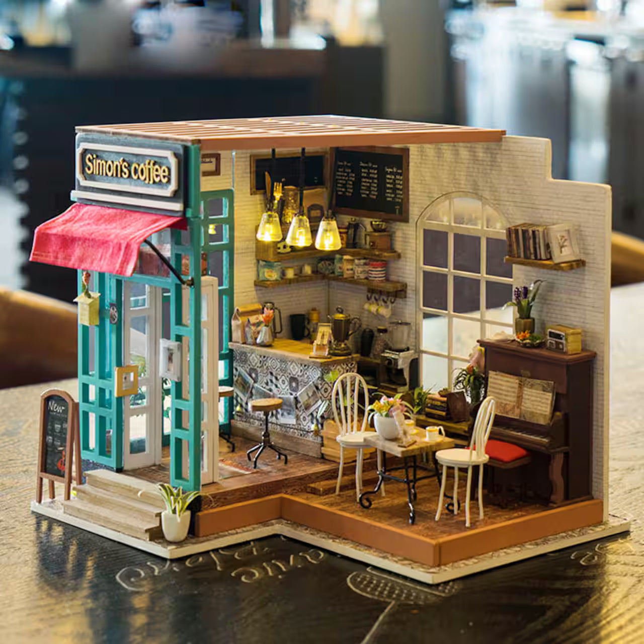 Rolife Simon's Coffee Shop DIY Miniature House Kit