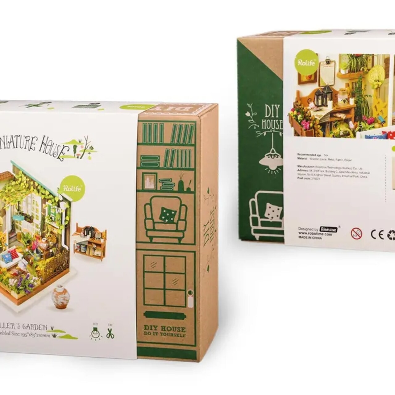 Rolife Miller's Garden DIY Garden Yard Miniature Kit