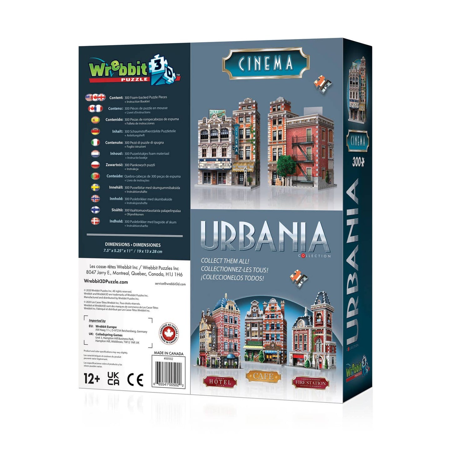 Wrebbit3D Urbania The Cinema 3D Puzzle