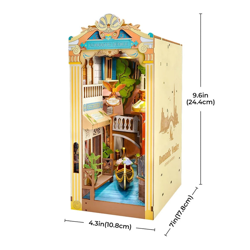 Rolife Romantic Venice | DIY Book Nook Shelf Insert