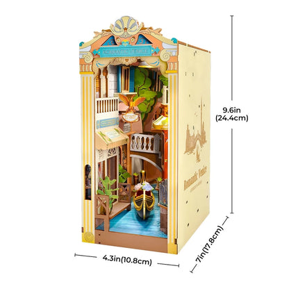 Rolife Romantic Venice | DIY Book Nook Shelf Insert