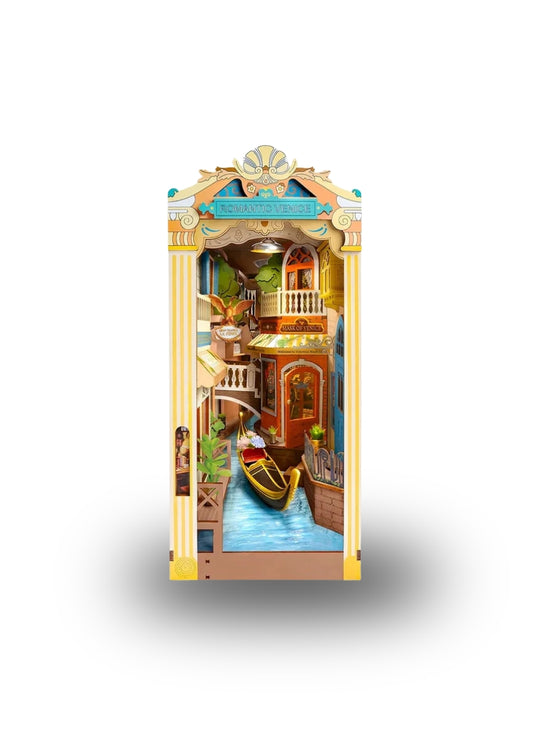 Rolife Romantic Venice | DIY Book Nook Shelf Insert