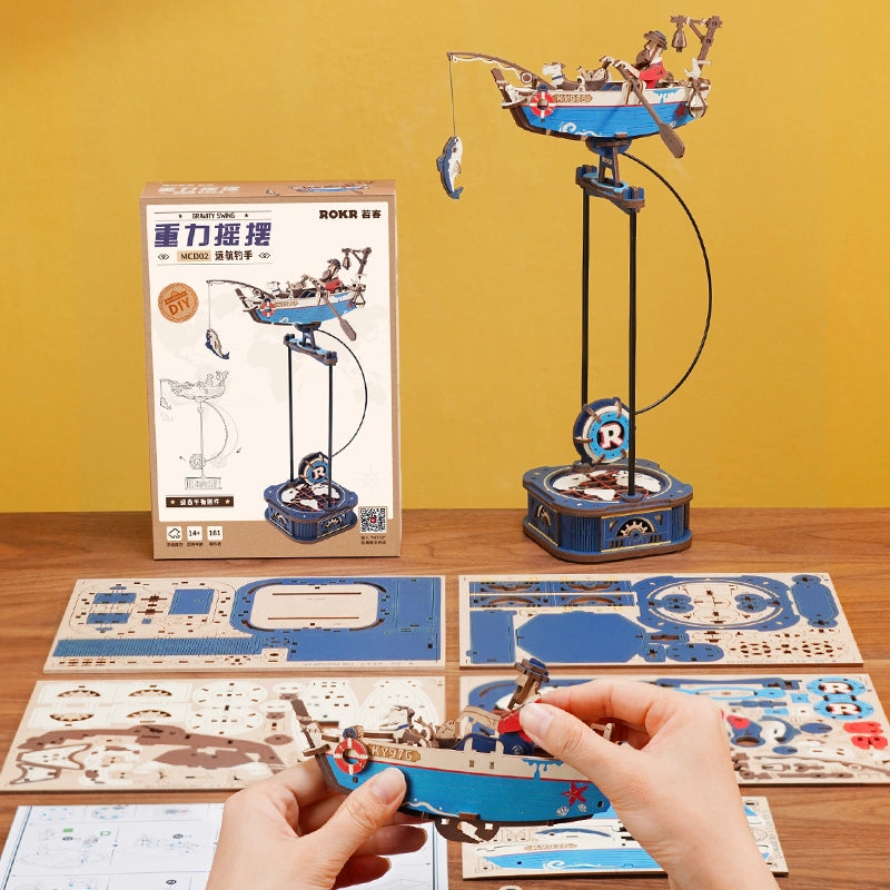 ROKR Ocean Fisher Balance Toy 3D Wooden Puzzle