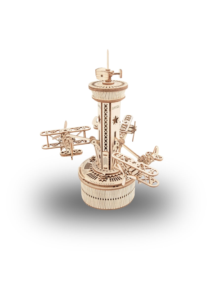 ROKR Airplane Control Tower Music Box Kit