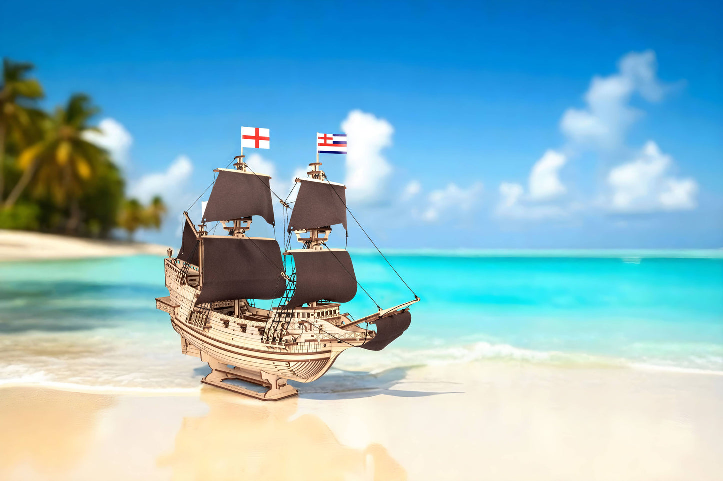 EWA Lord of the Seas Wooden Ship Model