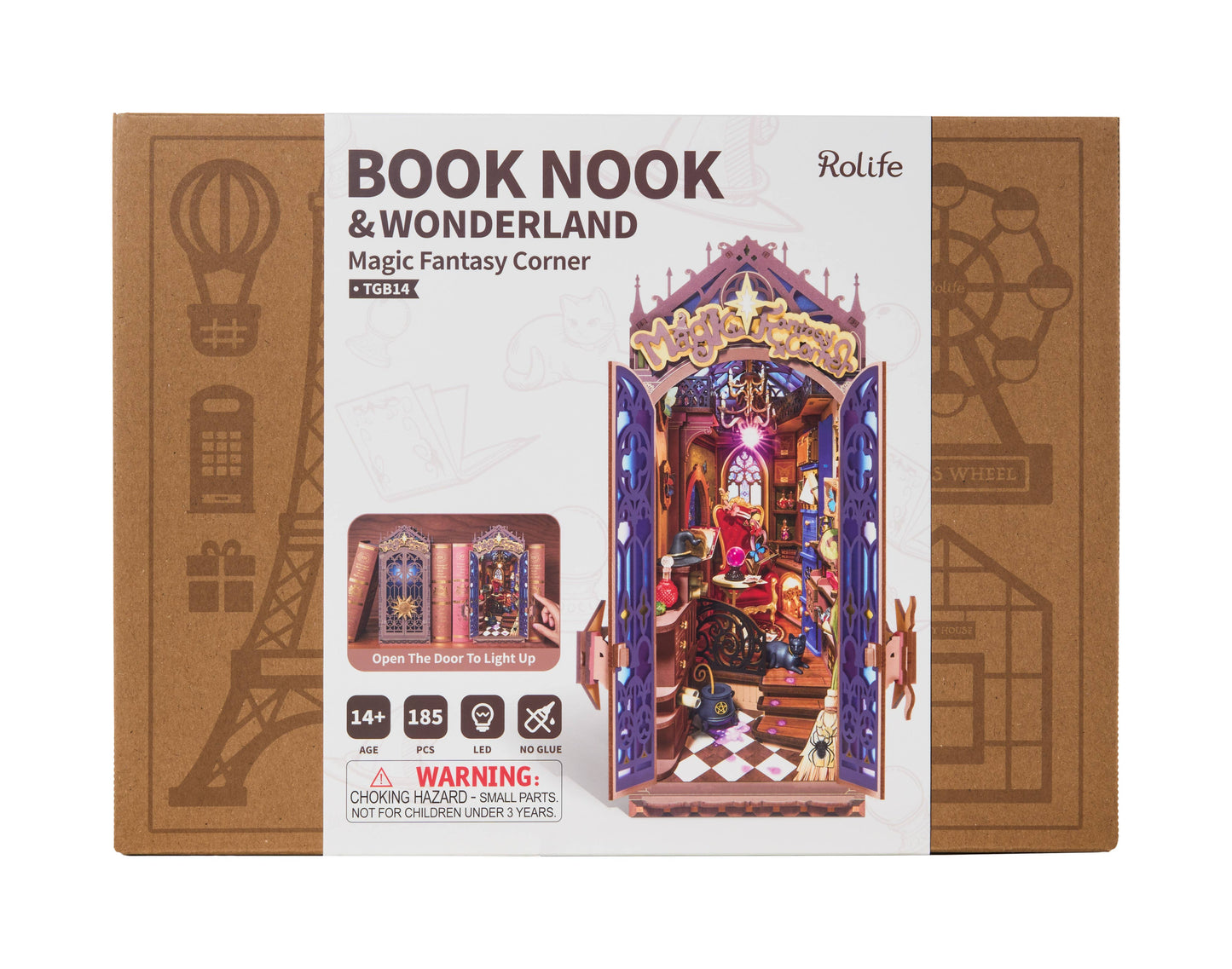 Rolife Magic Fantasy Corner Book Nook Kit