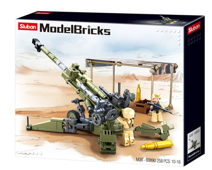 Sluban M777 Howitzer Artillery Building Brick Set