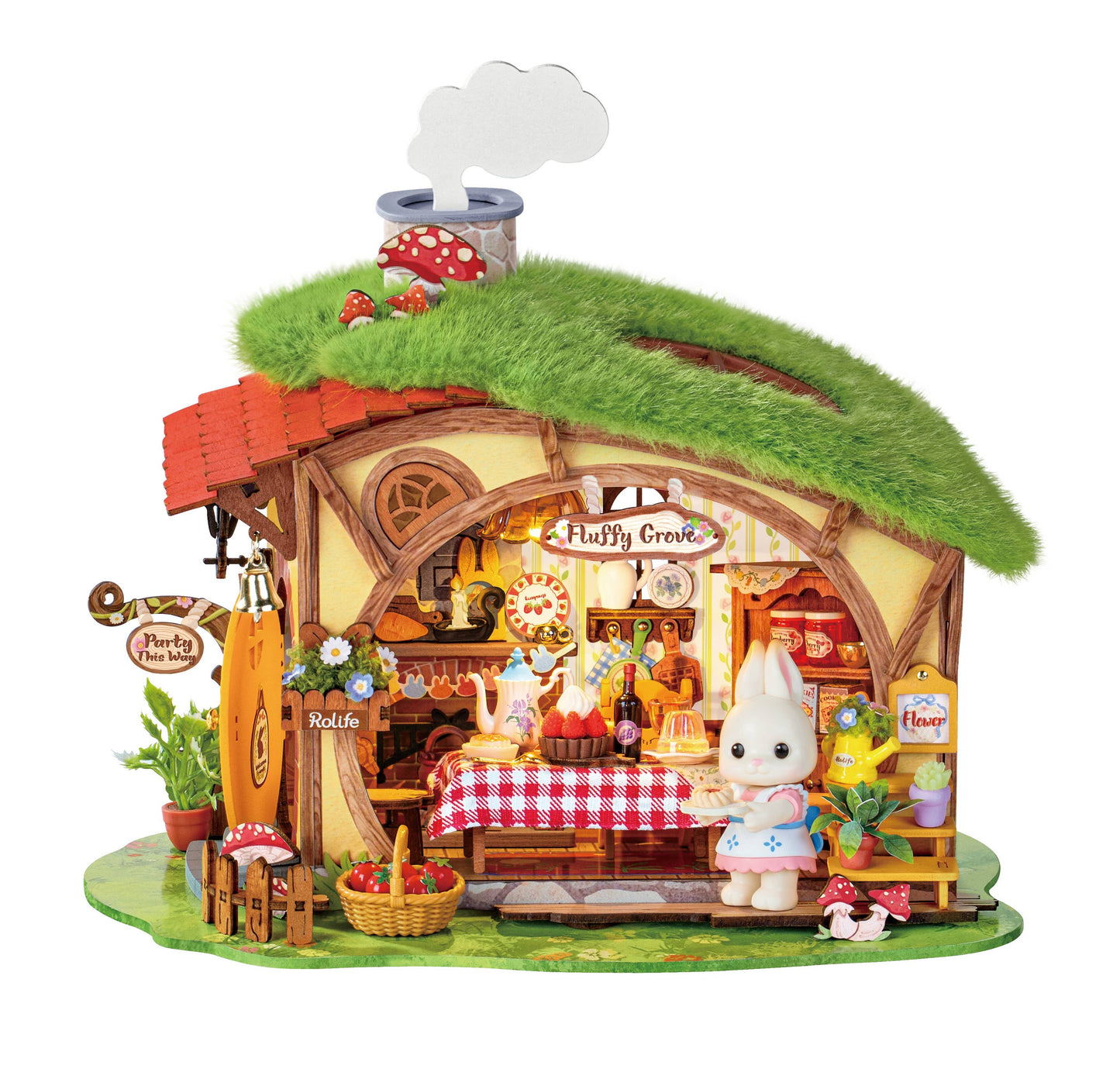 Rolife Fluffy Grove DIY Miniature House Kit