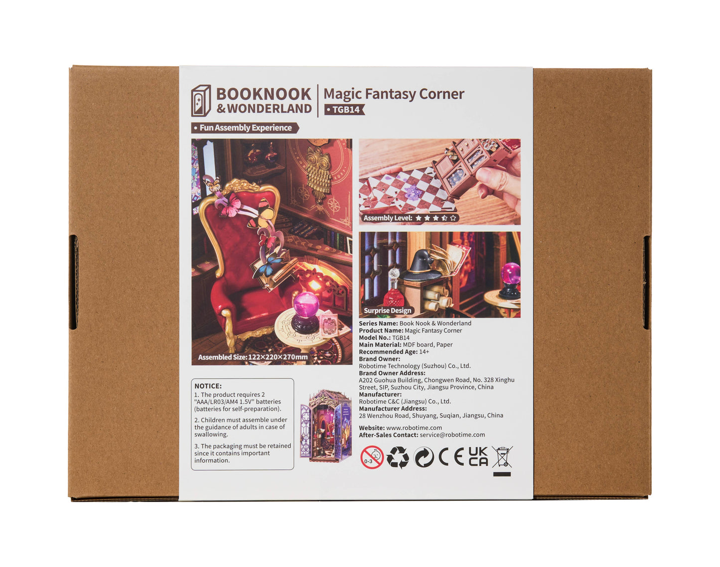 Rolife Magic Fantasy Corner Book Nook Kit
