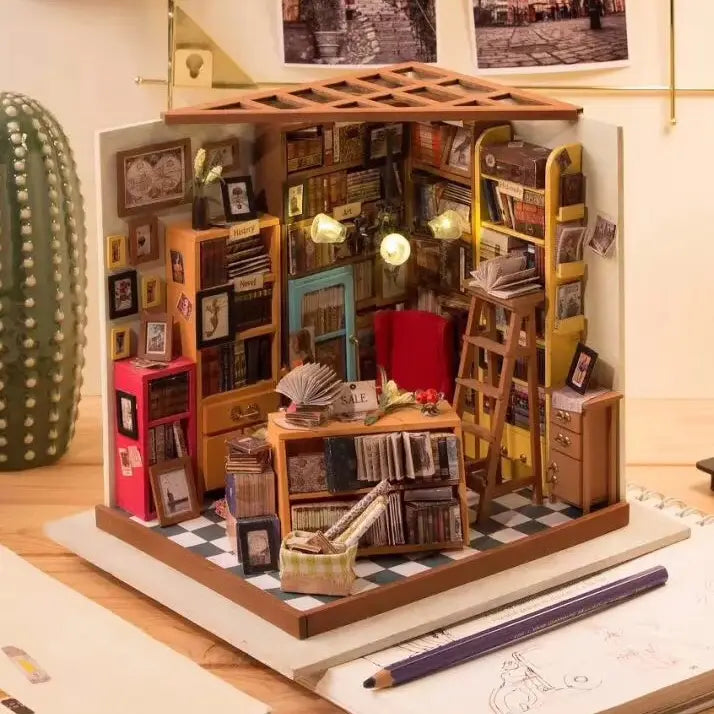 Rolife Sam's Study Room DIY Miniature House Kit