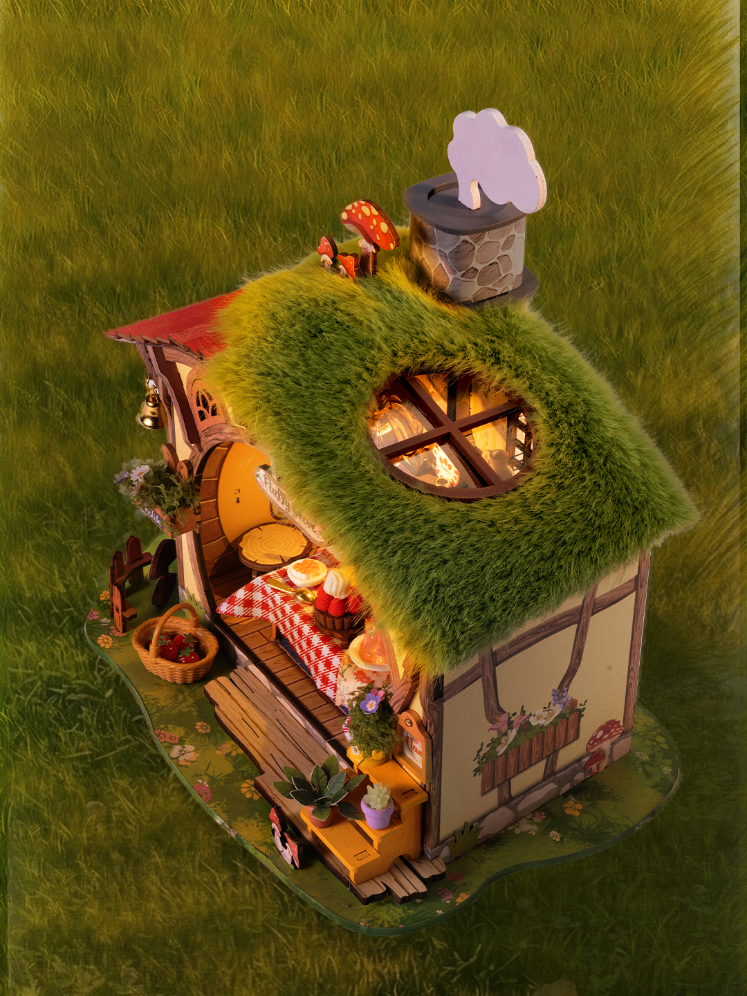 Rolife Fluffy Grove DIY Miniature House Kit