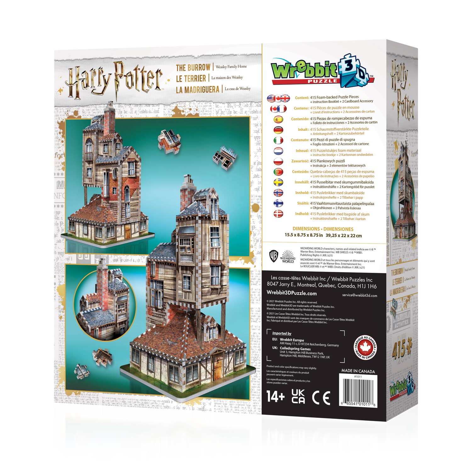 Wrebbit3D The Burrow 3D Puzzle