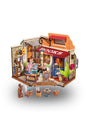 Rolife Corner Bookstore DIY Miniature House Kit