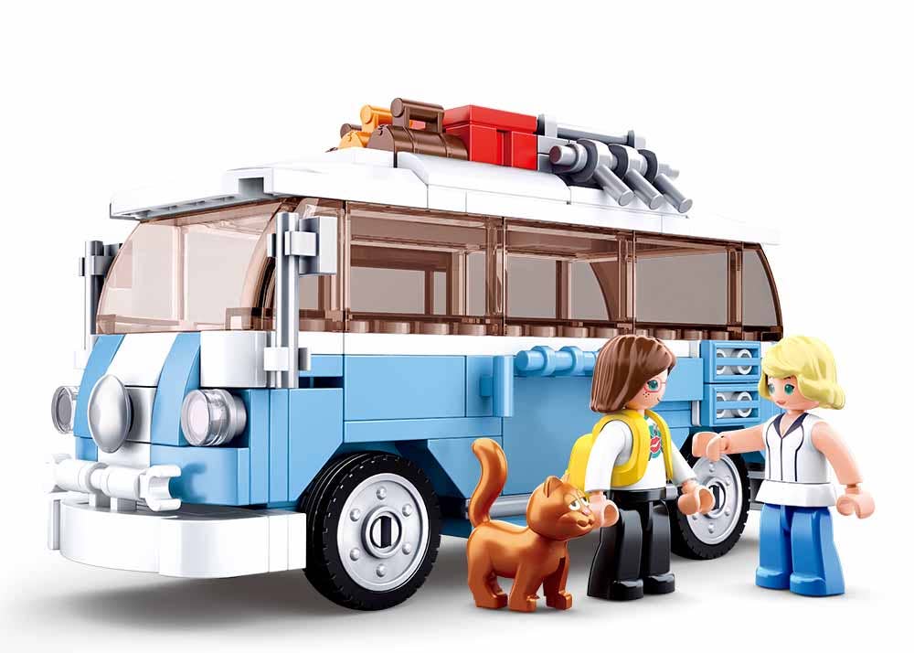 Sluban Mini VW Combi Van Building Brick Set