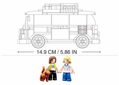 Sluban Mini VW Combi Van Building Brick Set