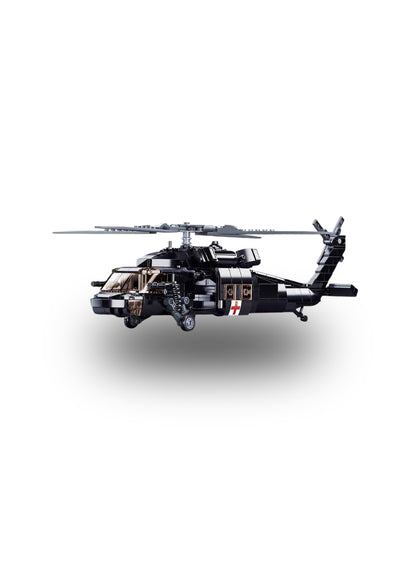 Sluban UH-60 Black Hawk Helicopter Building Brick Set