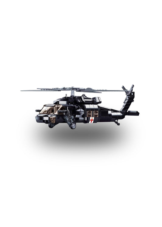 Sluban UH-60 Black Hawk Helicopter Building Brick Set