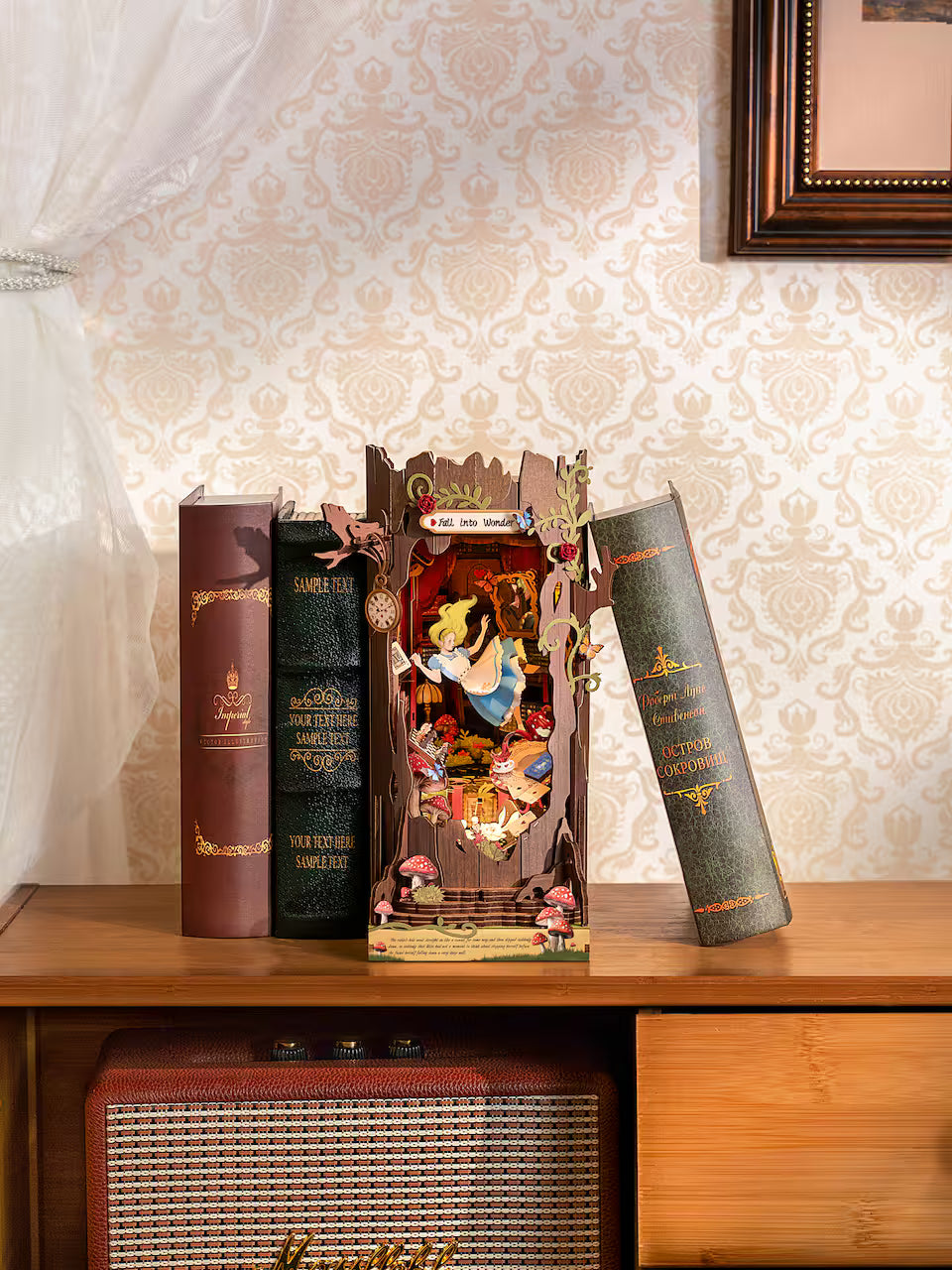 Rolife Fall into Wonder DIY Book Nook Kit