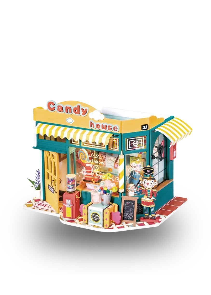 Rolife Rainbow Candy House DIY Miniature House Kit