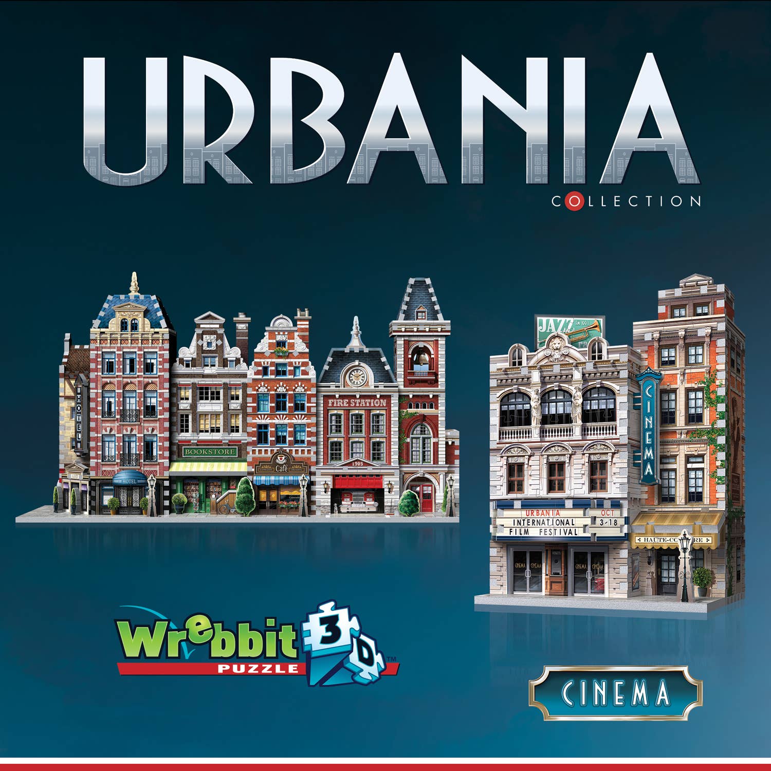 Wrebbit3D Urbania The Cinema 3D Puzzle